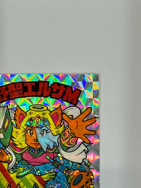 Bikkuriman Seal Akuma vs Tenshi Yasei Elsa M Ice Version Holographic Vintage Lotte Japan