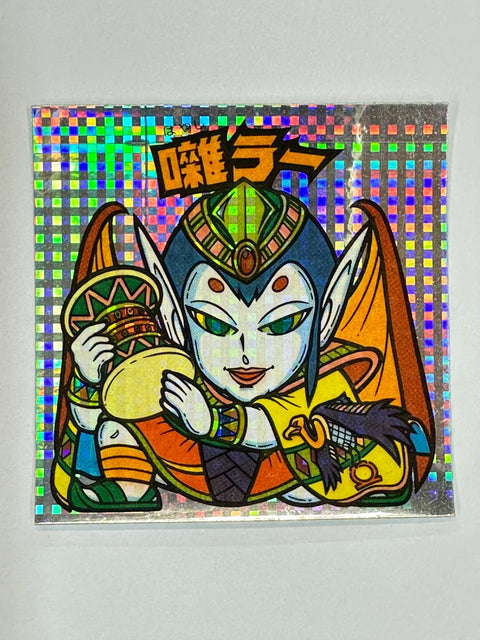 Bikkuriman Seal Akuma vs Tenshi Hayashi Lar Holographic Vintage Sticker Japan