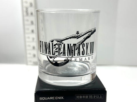 Ichiban Kuji Final Fantasy VII Remake E Prize Rocks Glass Set of 2