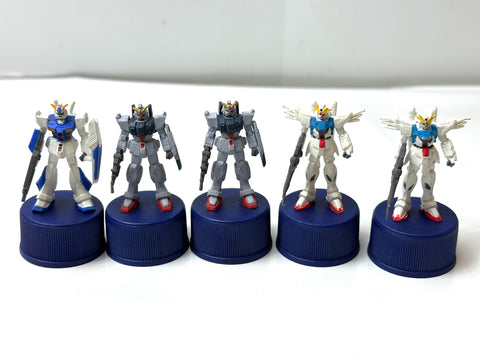 Pepsi Gundam Bottle Cap Figure Collection 37pcs Set Junk As-Is Lot Japan