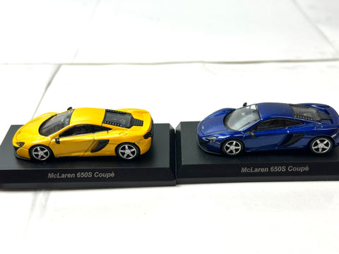 KYOSHO McLaren 1/64 Mini Car 6pc Set 650S Coupe 12C 12C GTS P1