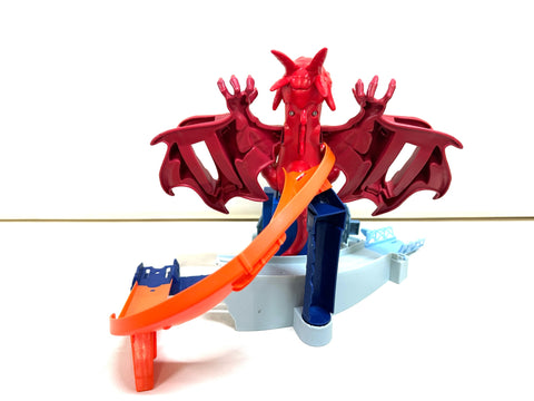Hot Wheels Dragon Smash Race Track Playset Rail Course by Mattel
