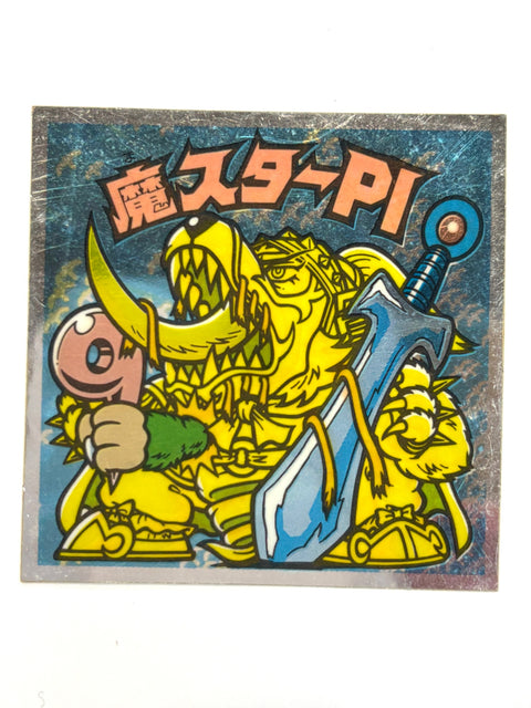 Lotte Bikkuriman Sticker Devil VS Angel Ma Star PI Vintage JAPAN