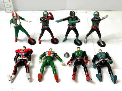 Souchaku Henshin Kamen Rider Figure Lot Junk Condition No.1 /2 V3 Stronger