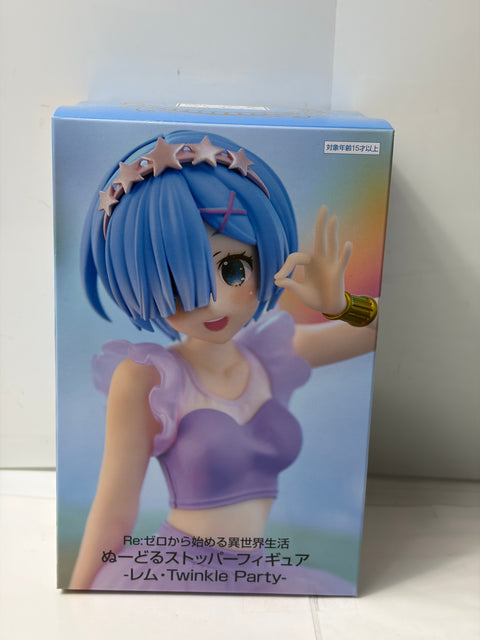 NEW Re:Zero REM Noodle Stopper Figure -Twinkle Party- FuRyu Prize