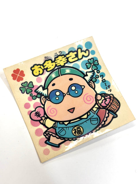 Lotte Bikkuriman Akuma VS Tenshi Sticker Otako-san JAPAN