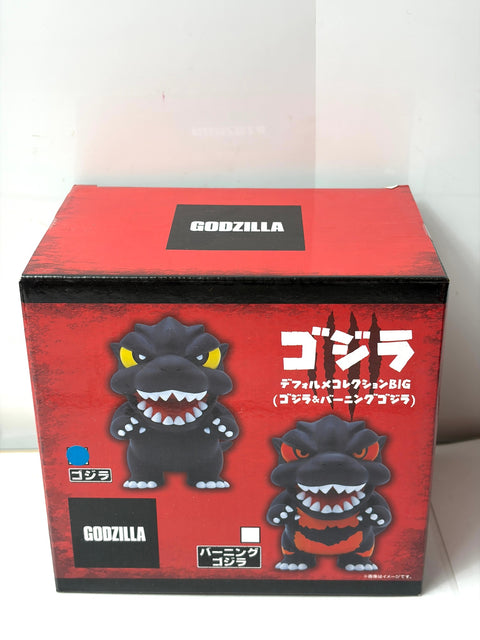 NEW Godzilla Deformed Collection BIG Godzilla & Burning Figure BANPRESTO