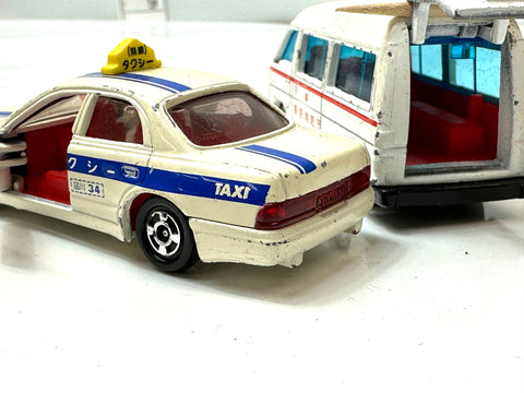 Tomica Diecast Mini Car Lot Work Vehicles Bus Police & More JAPAN
