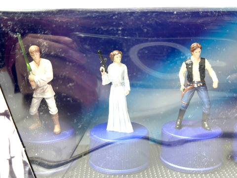 Pepsi Star Wars Bottle Cap Figurines Lot of 3 Collection 1998