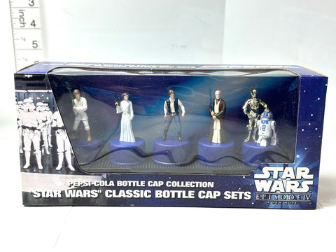 Pepsi Star Wars Bottle Cap Figurines Lot of 3 Collection 1998