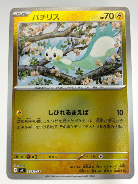 Pokemon Card Pachirisu Mirror 247/742 MC Start Deck 100 Battle Collection JAPAN