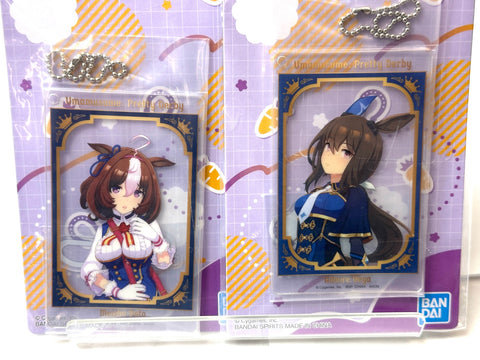 BANDAI Ichiban Kuji Uma Musume Vol.10 H Prize Clear Twin Card Charms Set of 8