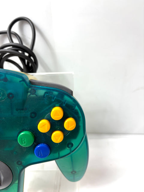 Nintendo 64 N64 Controller Clear Blue NUS-005 Official Japan Import Joystick Tight