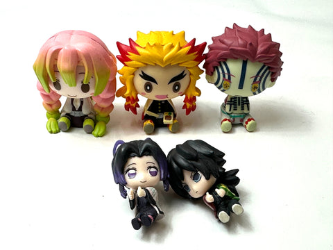 Demon Slayer Chokonokko Figure Set Mitsuri Rengoku Akaza Giyu Shinobu Hugcot Japan