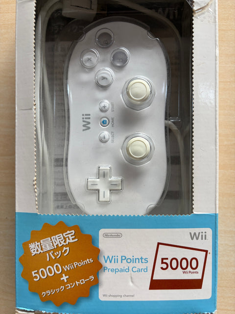 Wii ポイント プリペイドカード 5000 + クラシックコントローラ