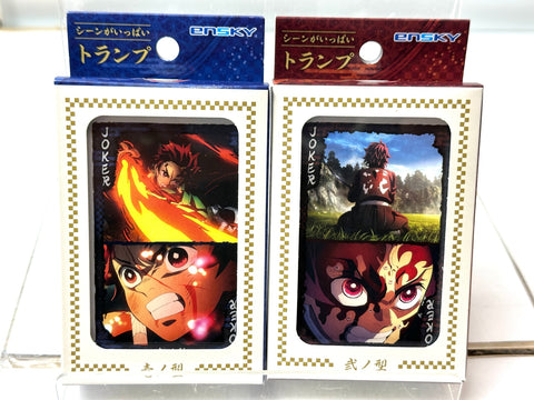 Ensky Demon Slayer Kimetsu no Yaiba Scene Playing Cards Set of 2 Type