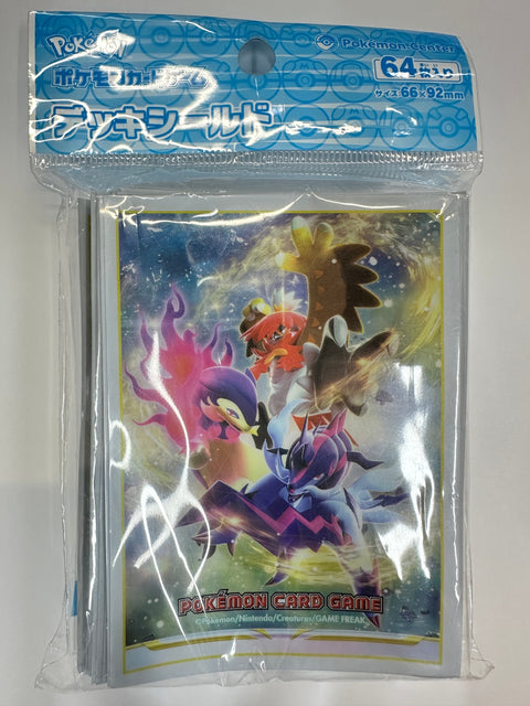 Pokemon Card Game Deck Shield Hisuian Decidueye Typhlosion Samurott Sleeves 64pcs 66x92mm Pokemon Center Official