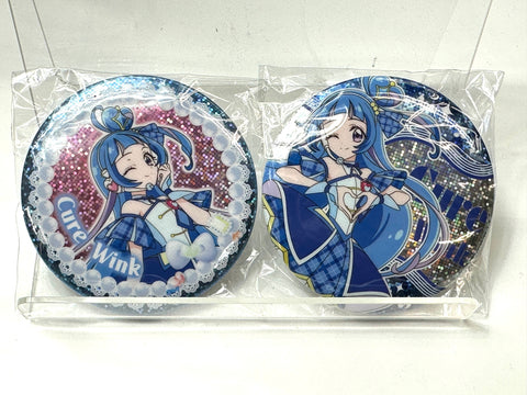Kimi to Idol Precure Big Hologram Can Badge Set of 6 JAPAN