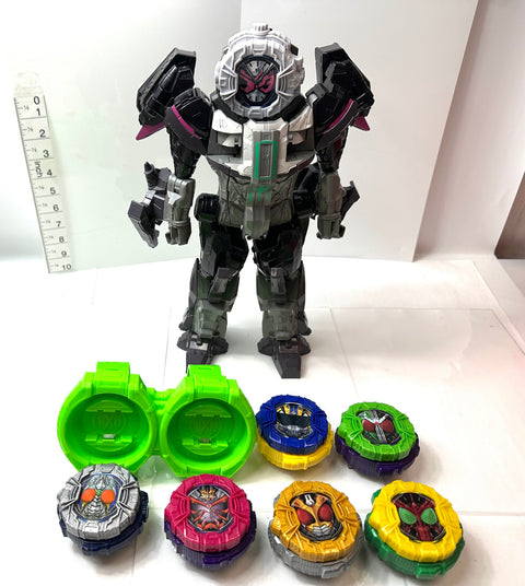 BANDAI Kamen Rider Zi-O DX Time Mazine + OOO Ride Watch + DX Ride Watch Holder