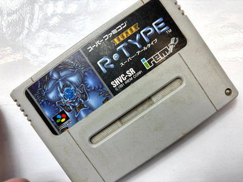 Super R-Type Super Famicom SNES Nintendo Japan Import Irem Shooter Shmup Action