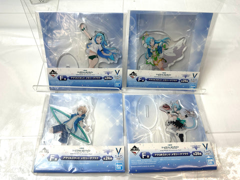BANDAI Ichiban Kuji Sword Art Online G/F Prize Acrylic Stand Lot of 40