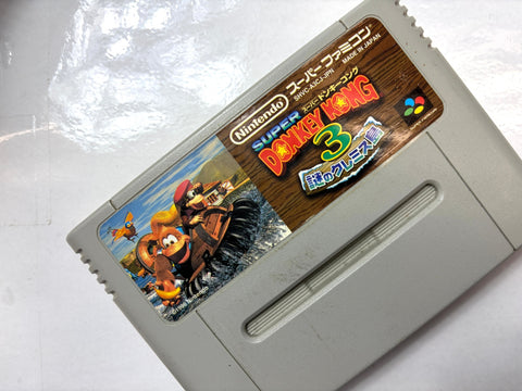 Super Donkey Kong 3 Country Dixie Kong Double Trouble Super Famicom SNES Nintendo Japan