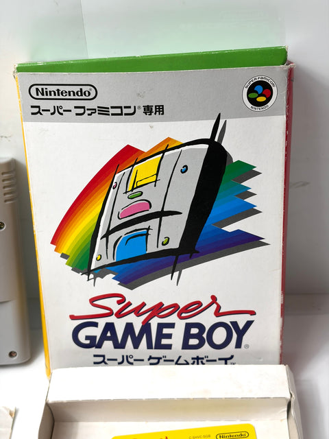 Nintendo Super Game Boy Adapter SHVC-014 Boxed CIB for Super Famicom SFC