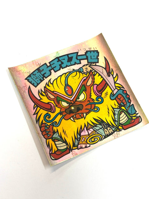 Lotte Bikkuriman Akuma VS Tenshi Sticker Shishi Chinusu I JAPAN