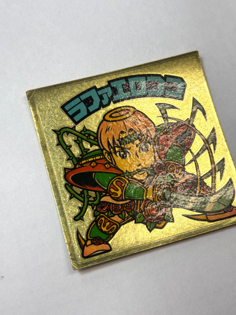 Bikkuriman Sticker Akuma VS Tenshi Raphael Rococo (C) Lotte JAPAN