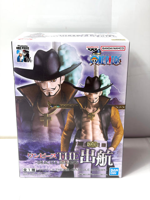 NEW ONE PIECE THE SHUTSUKOU Dracule Mihawk Figure BANPRESTO Grandline Prize
