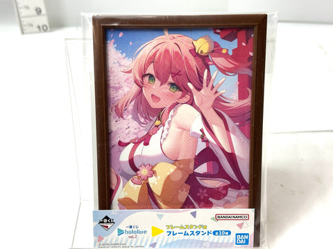 BANDAI Ichiban Kuji hololive Vol.2 Frame Stand Set of 8 Okayu/Fubuki/Miko