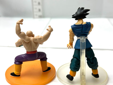Dragon Ball Posing Figures Assorted Lot Ginyu/Majin Buu/Tien As-Is Junk