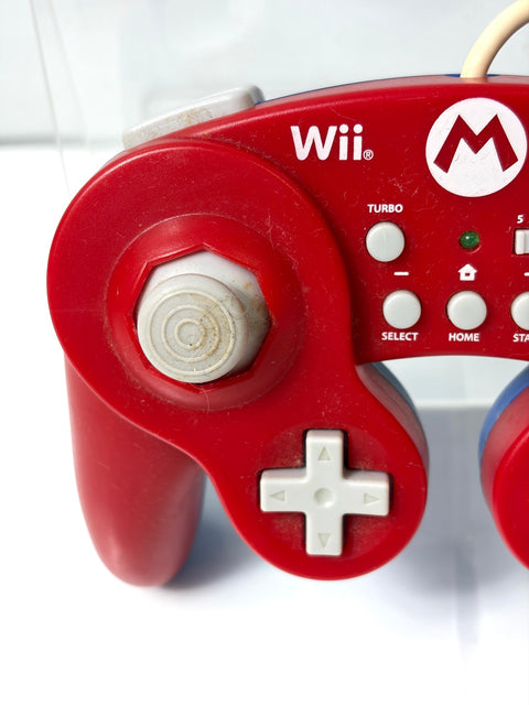 HORI Battle Pad Mario Version GameCube Style Controller Wii U Wii Turbo Official