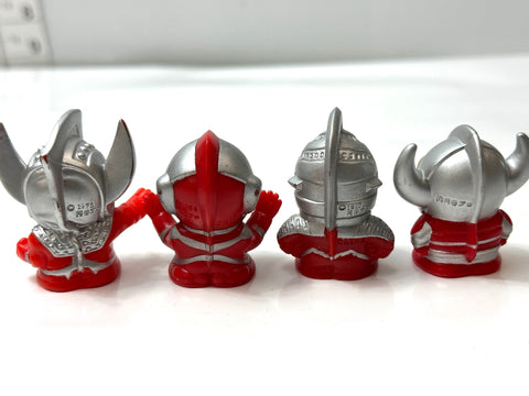 Ultraman Series Finger Puppet Soft Vinyl Figures Set of 8 Collector Item JAPAN