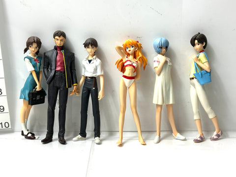 Evangelion PORTRAITS Figures Set of 6 Rei Ayanami Maya Ibuki Assorted