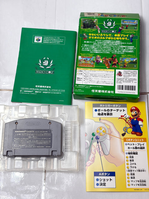 Mario Golf 64 Nintendo 64 N64 Japan Import Boxed Manual Complete CIB