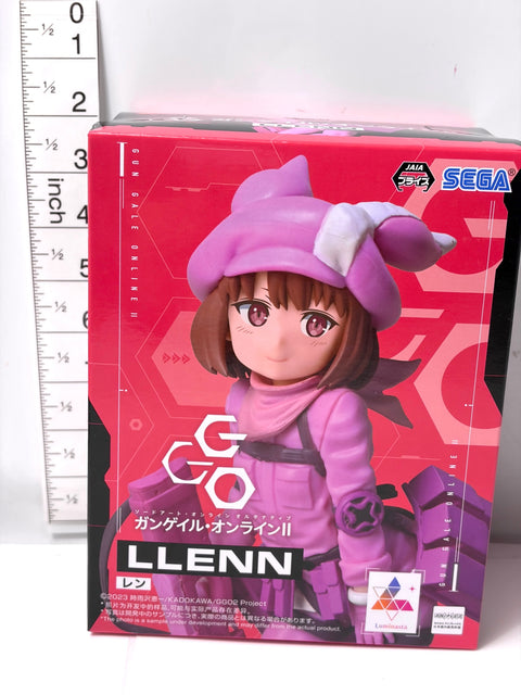 Sword Art Online Alternative GGO II LLENN Luminasta Prize Figure SEGA
