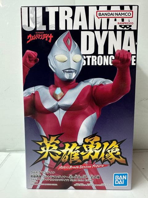 Ultraman Dyna HEROES’ BRAVE STATUE Strong Type Night Color Edition Prize Figure BANPRESTO BANDAI SPIRITS