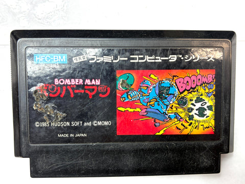 Bomberman Famicom Nintendo NES Japan Import Hudson Soft Action Maze Game