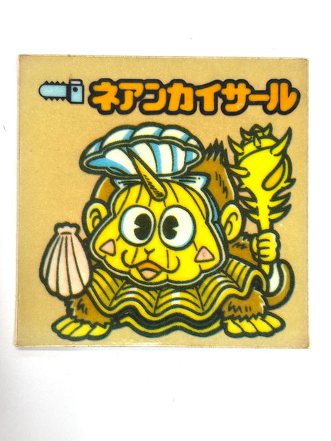 Lotte Bikkuriman Akuma VS Tenshi Sticker Nean Kaisar JAPAN