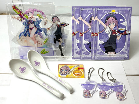 Love Live Hasunosora x Hachiban Ramen Hime Anyoji Acrylic Stand Goods Set