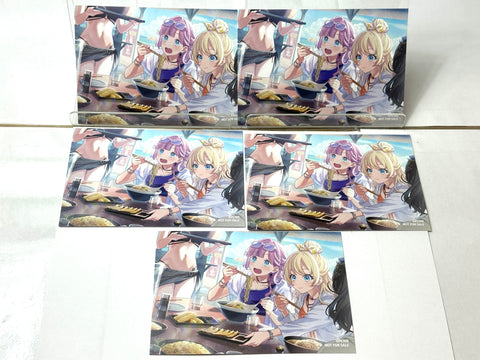 Love Live Hasunosora x 8ban Ramen Secret Postcards Set of 5
