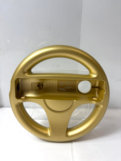 Club Nintendo Mario Kart Wii Golden Wheel Gold Handle RVL-024 Rare Japan Import