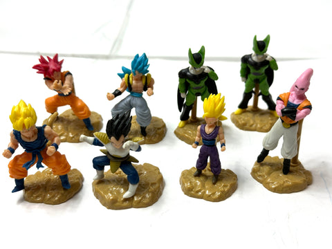 BANDAI Dragon Ball Choco Sap Shokugan Candy Toy Figures Set of 8