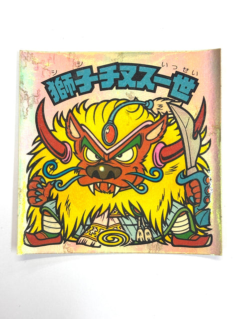 Lotte Bikkuriman Akuma VS Tenshi Sticker Shishi Chinusu I JAPAN
