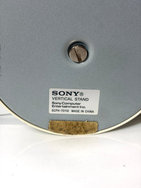 Sony PS2 Slim Vertical Stand Ceramic White Silver SCPH-70110 Official Japan