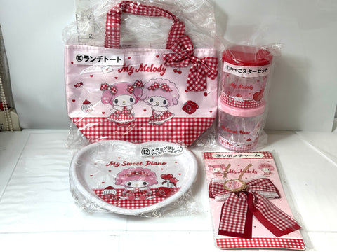 Sanrio My Melody My Sweet Piano Lottery Prize 4 Item Set Ichiban Kuji Japan