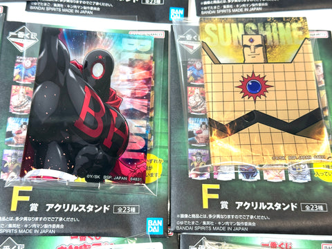 Ichiban Kuji Kinnikuman Prize F Acrylic Stand 22 Piece Set Bandai Japan Rare