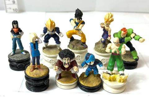 Dragon Ball Chess Piece Collection Figure Set of 9 Bandai Japan Exclusive