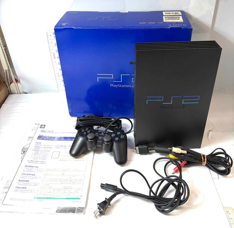 Sony PlayStation 2 PS2 Console Set Boxed Japan Version SCPH-15000 tested As-Is